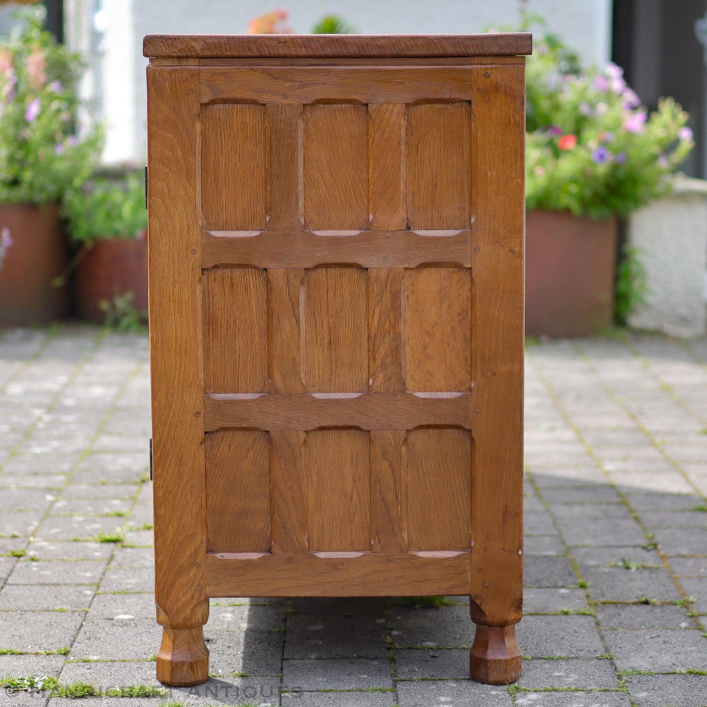 Sid Pollard [ex-Mouseman] Arts & Crafts Yorkshire School English Oak Sideboard