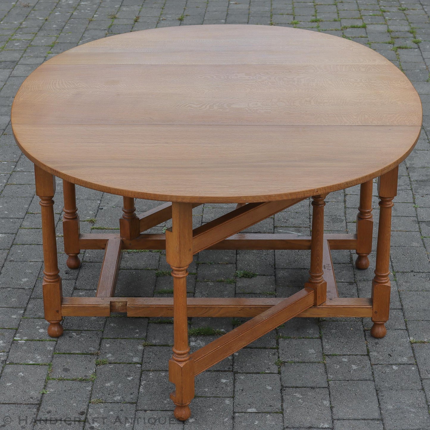 Peter Hall of Staveley Arts & Crafts Lakes School English Oak Dining Table 
