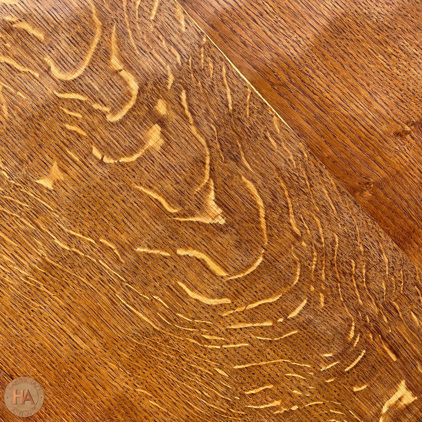 Don 'Foxman' Craven (Ex-Mouseman) Arts & Crafts Yorkshire School English Oak Dining Table c 1970.