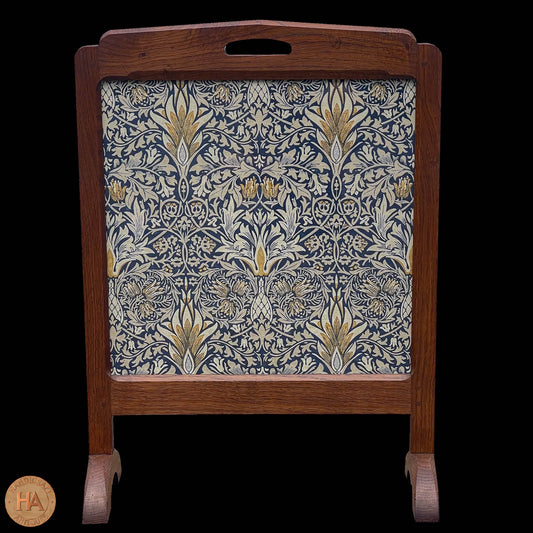 Arts & Crafts Lakes School English Oak Firescreen