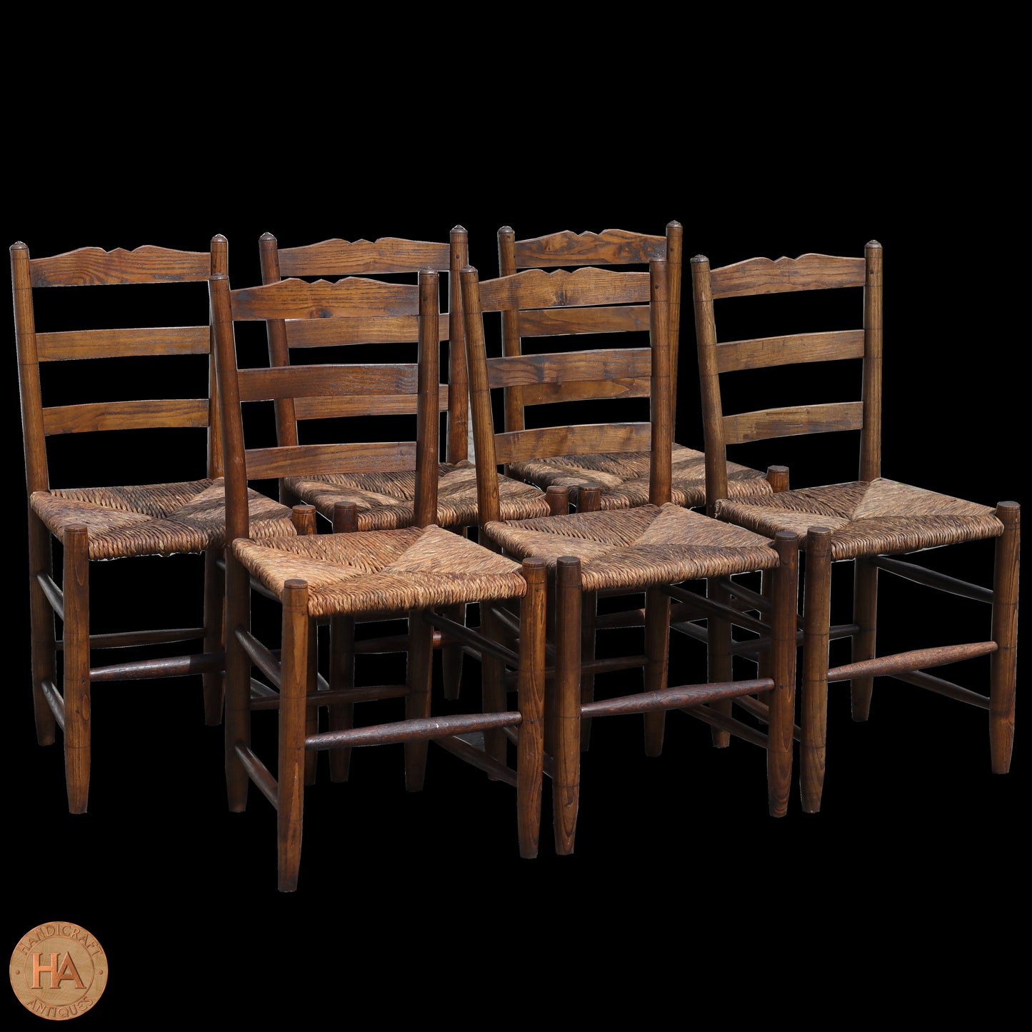 6 1920s Gordon Russell Arts & Crafts Cotswold School Clissett/Gimson Chairs