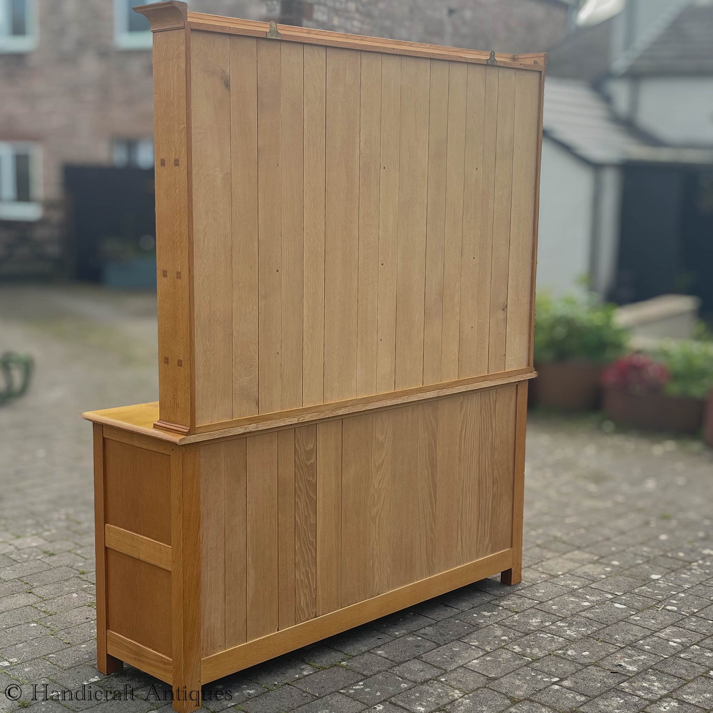 Peter Hall of Staveley Arts & Crafts Lakes School English Oak Dresser 1997.