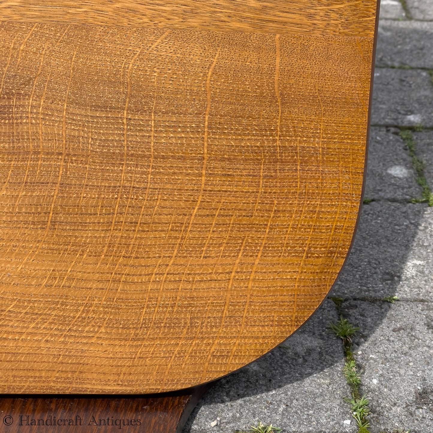 Peter Hall of Staveley Arts & Crafts Lakes School English Oak Breakfast Table