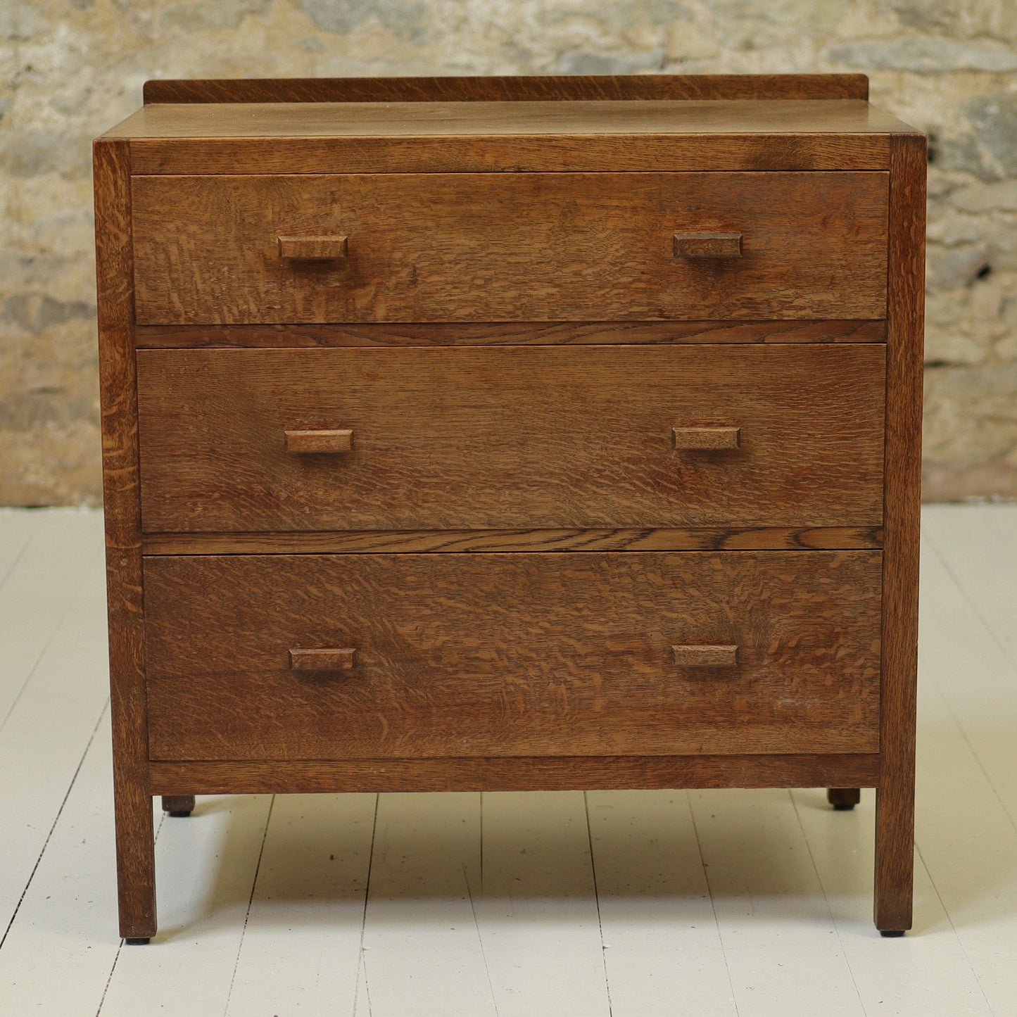 Heal and Co Arts & Crafts Cotswold School Oak Chest of Drawers