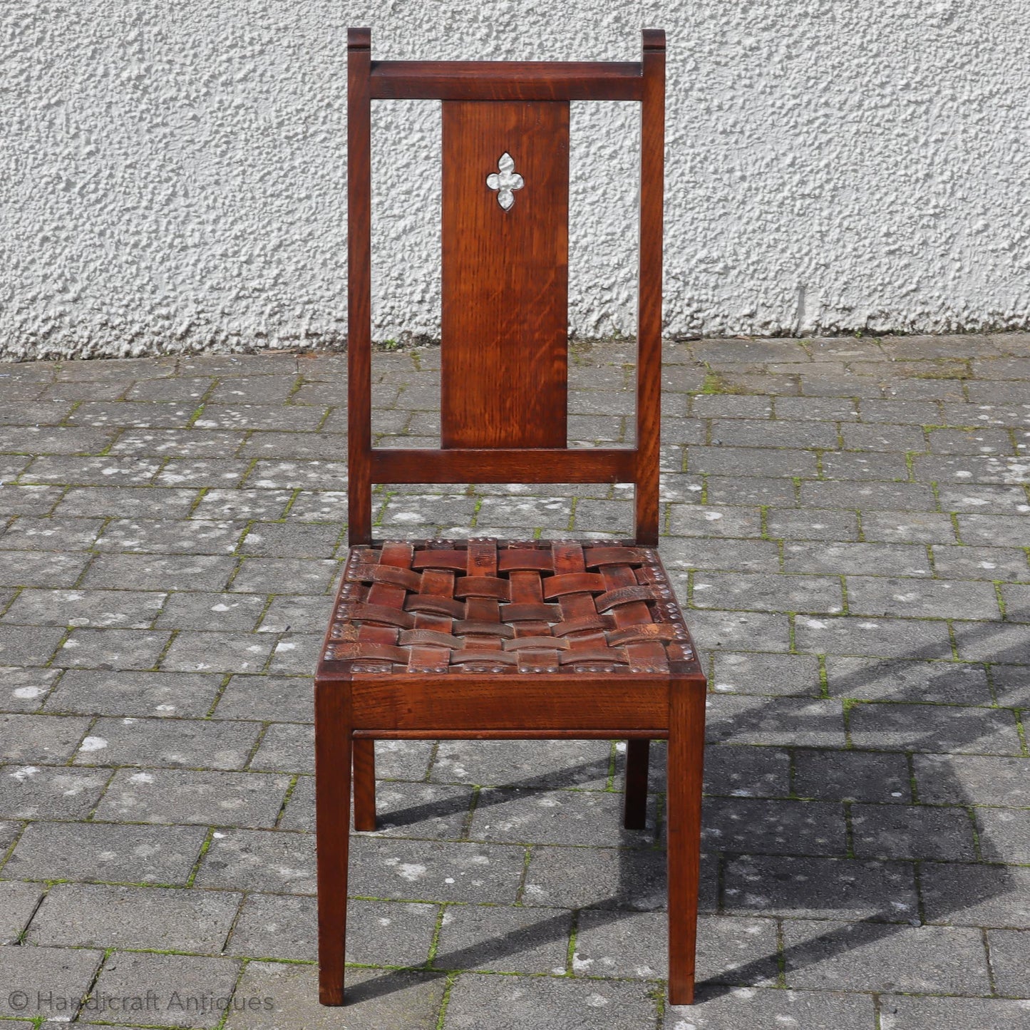 Arthur W. Simpson (The Handicrafts, Kendal) Arts & Crafts Lakes School Oak Chair