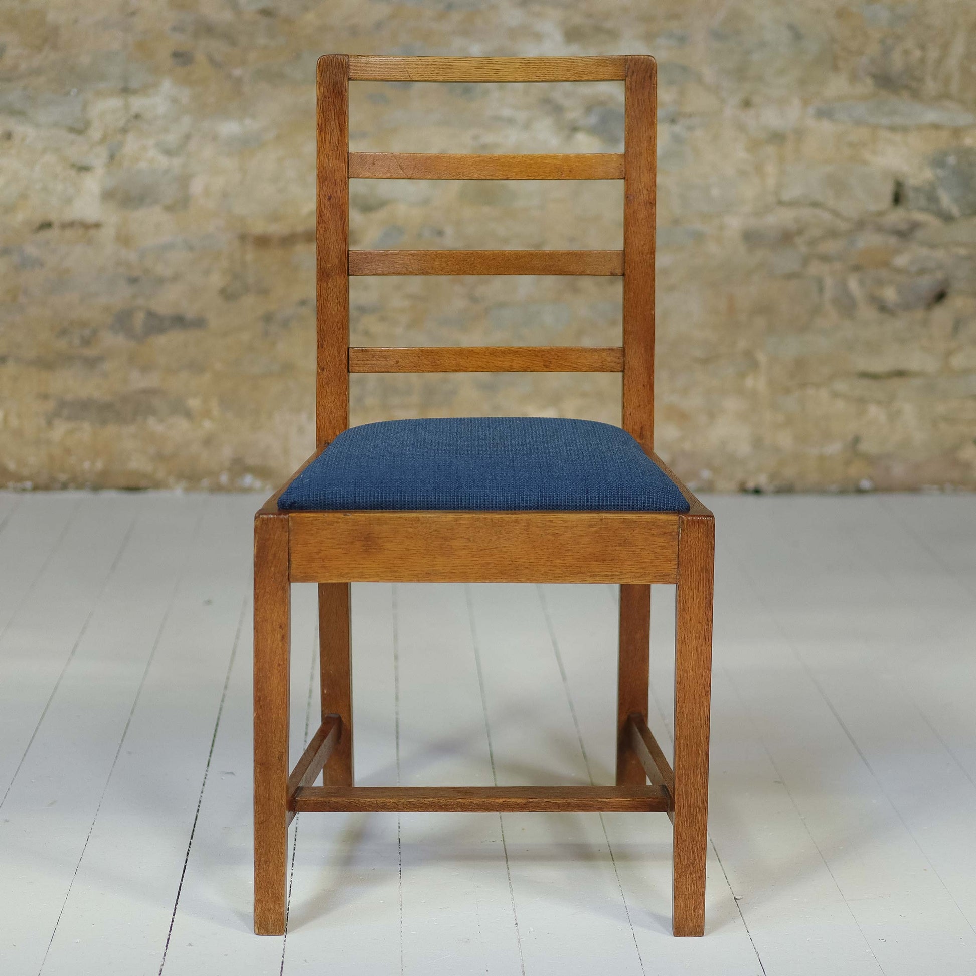 Set of 6 Gordon Russell Arts & Crafts Cotswold School English Oak Chair c. 1935