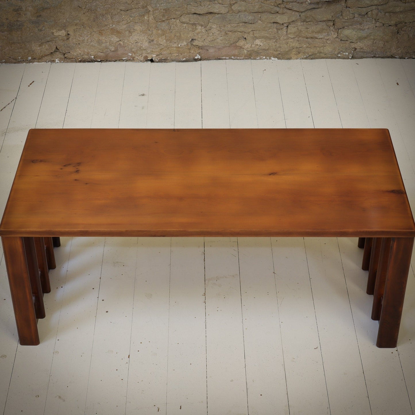 Alan Peters Arts & Crafts Cotswold School Yew Coffee Table