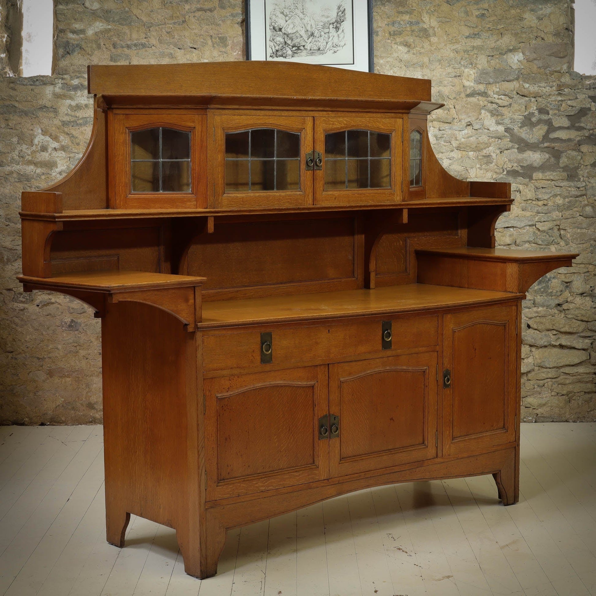 Liberty & Co Arts & Crafts English Oak ‘New Studio’ Dresser c. 1910