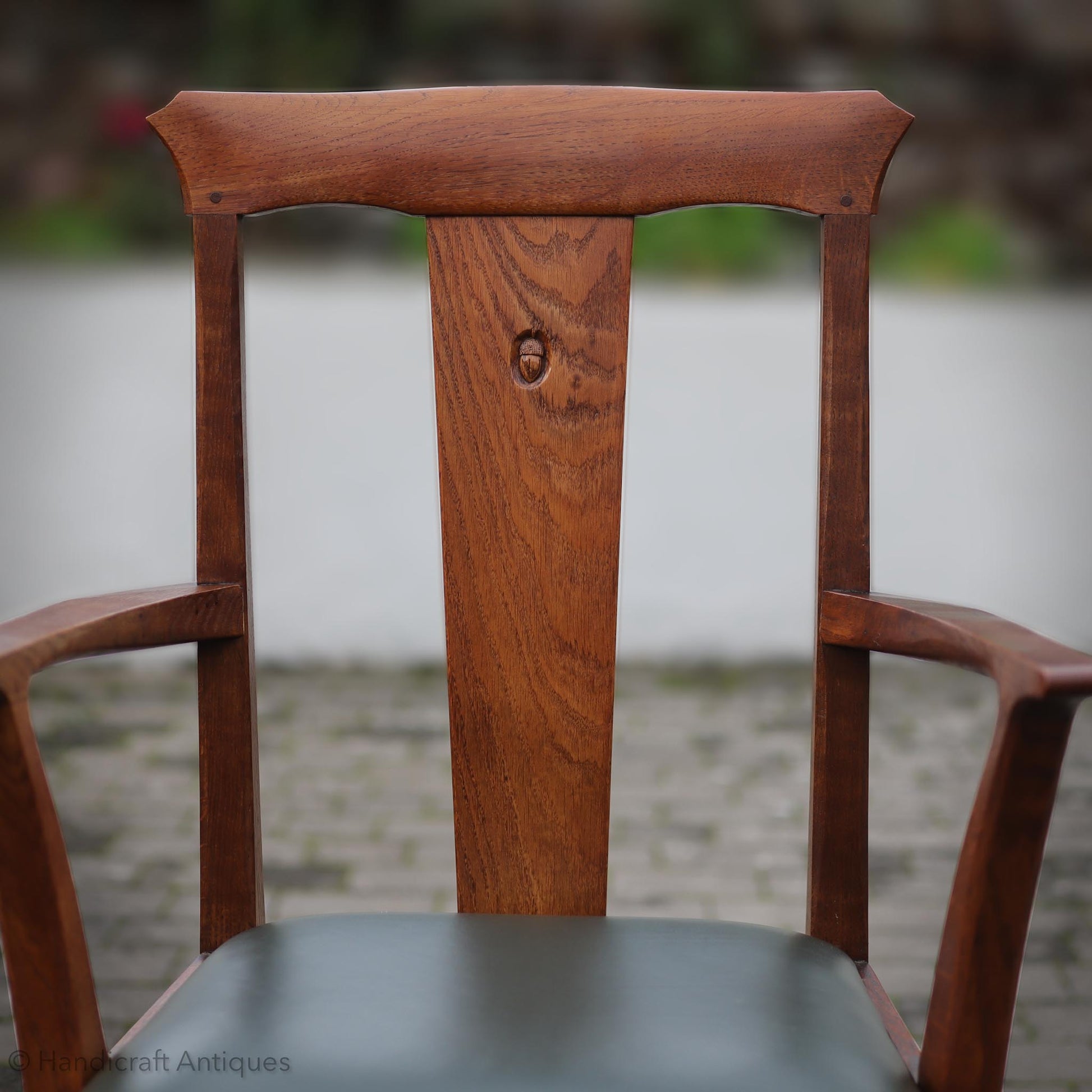Set of 6 Acornman  (Ex-Mouseman) Arts & Crafts Yorkshire School English Oak Chairs