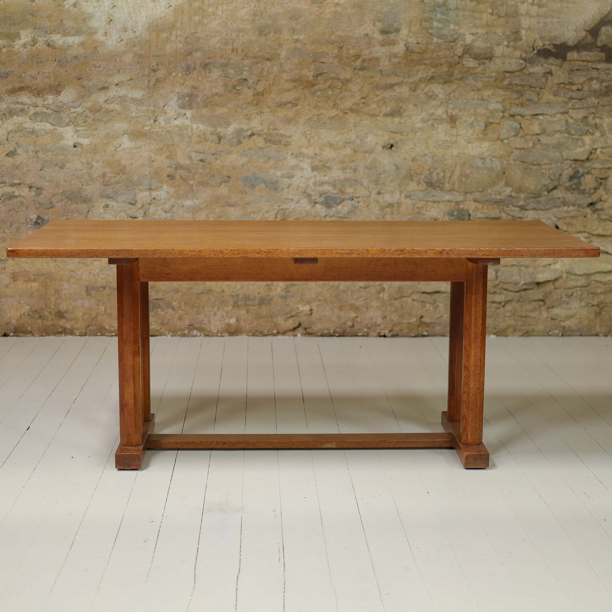 Gordon Russell Arts & Crafts Cotswold School English Oak Dining Table c. 1935