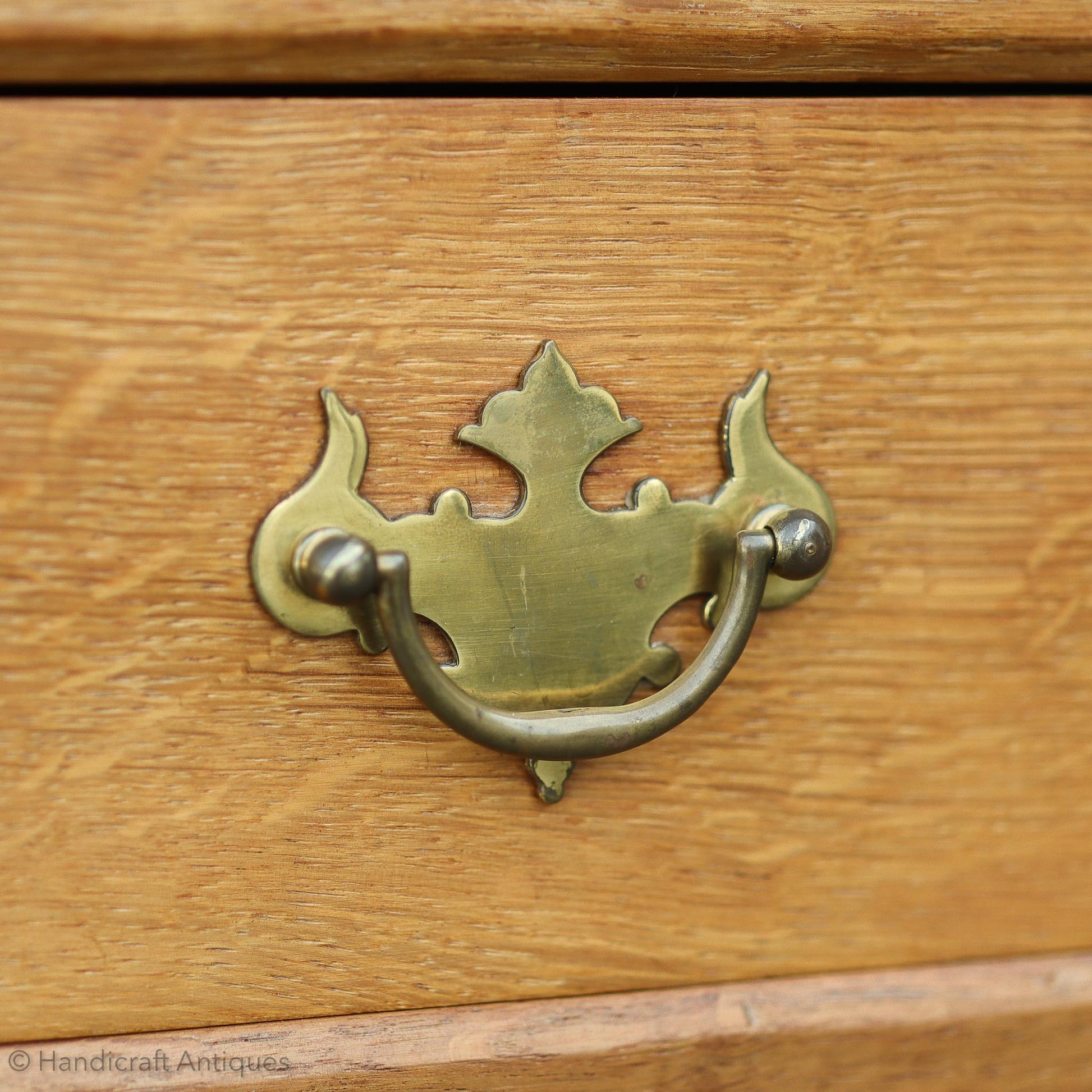 Eagleman (Ex-Mouseman) Arts & Crafts Yorkshire School English Oak Bureau