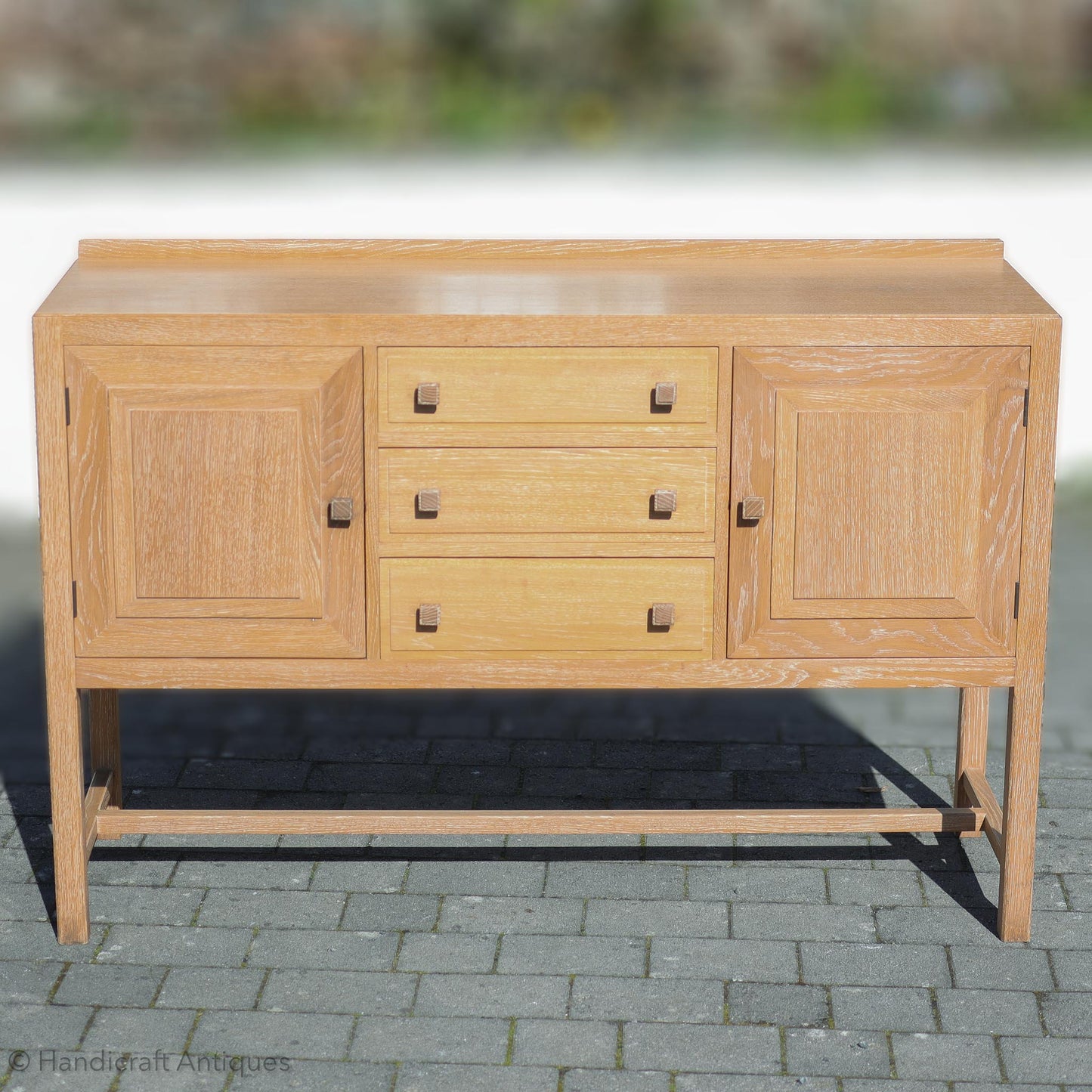 Heal and Co [Ambrose Heal] Arts & Crafts Cotswold School English Oak Sideboard 