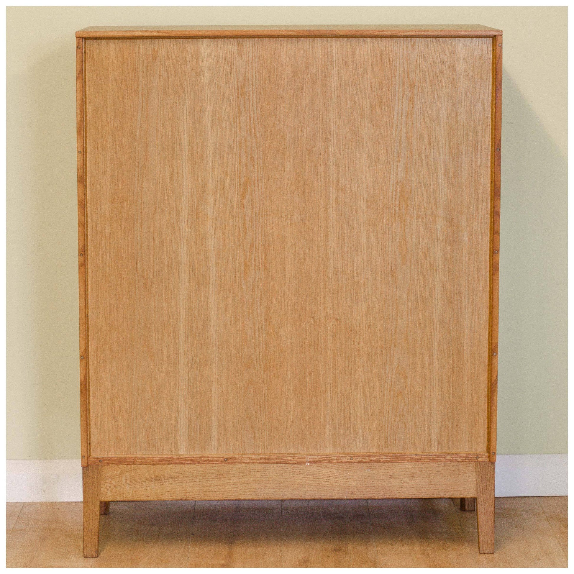 Edward Barnsley Arts and Crafts Oak Bureau Cabinet 1951