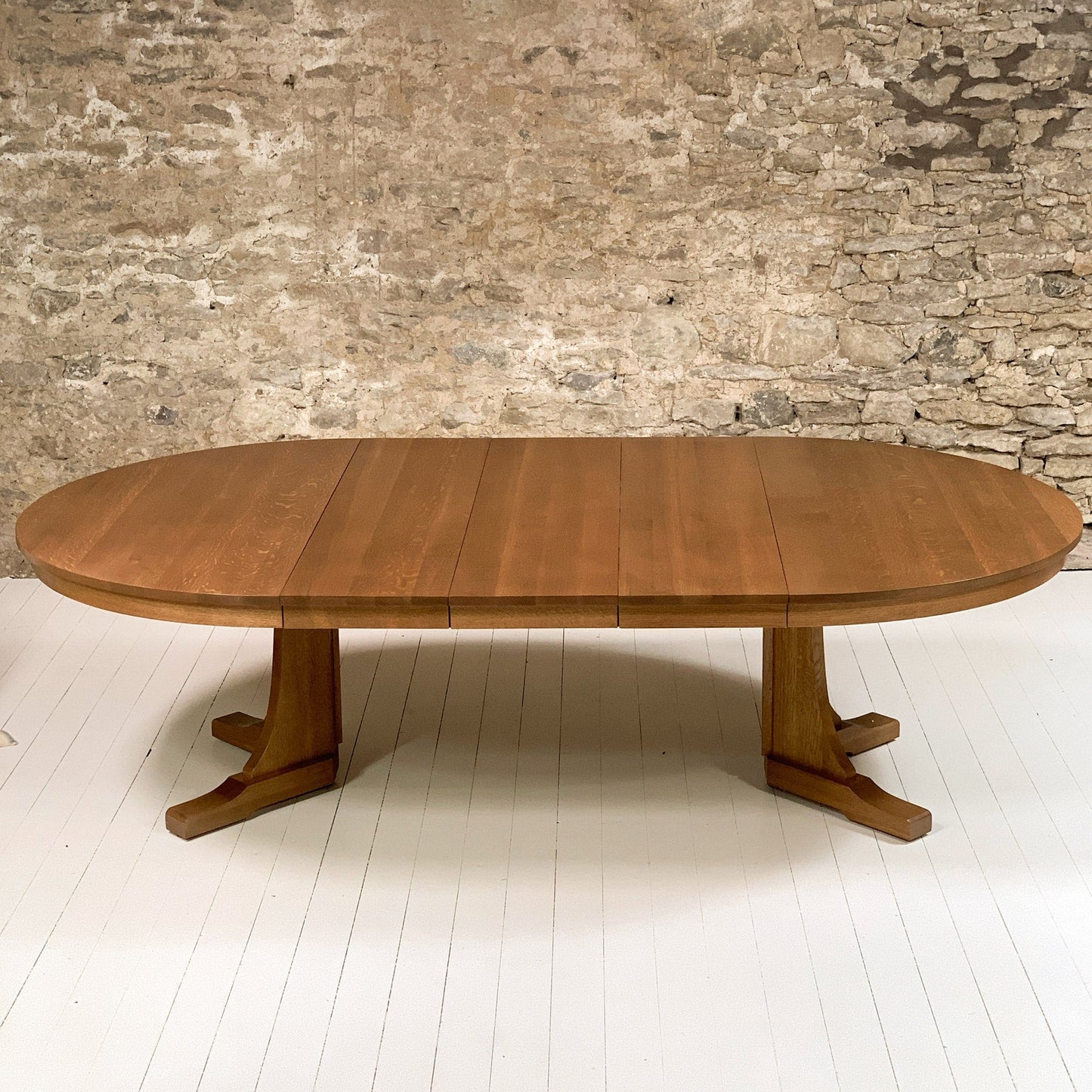 Stickley Furniture Art & Crafts Mission School Oak Large Extending Dining Table
