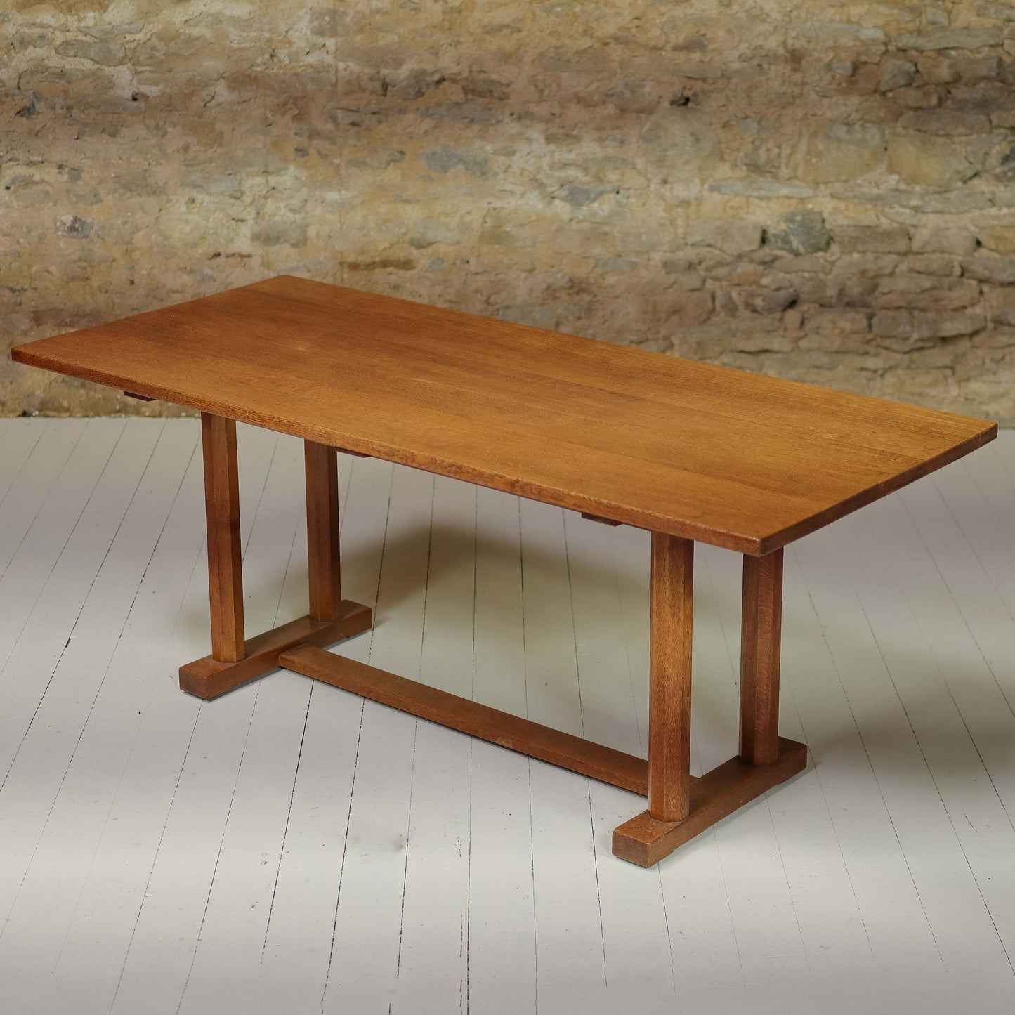 Gordon Russell Arts & Crafts Cotswold School English Oak Dining Table c. 1935