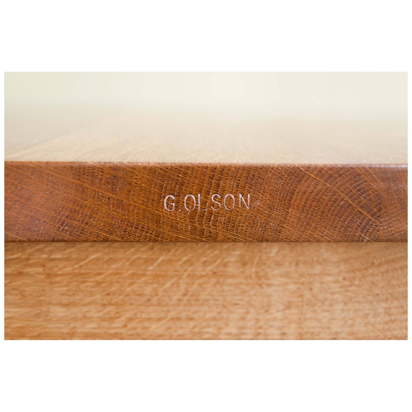 Garry Olson Gary Olson Very Large Octagonal Oak Arts Crafts Dining Table