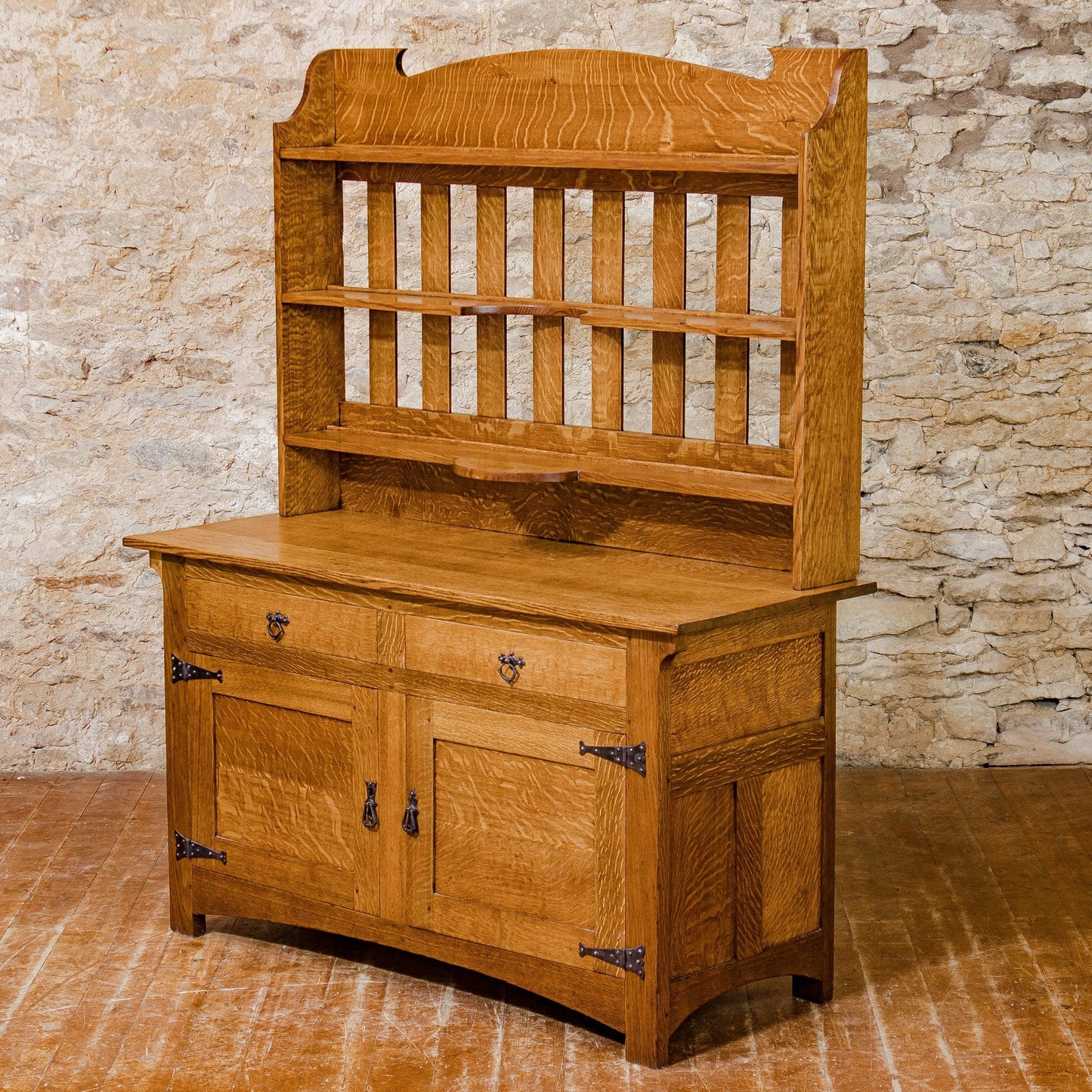 Liberty & Co Arts & Crafts English Oak Dresser c1920