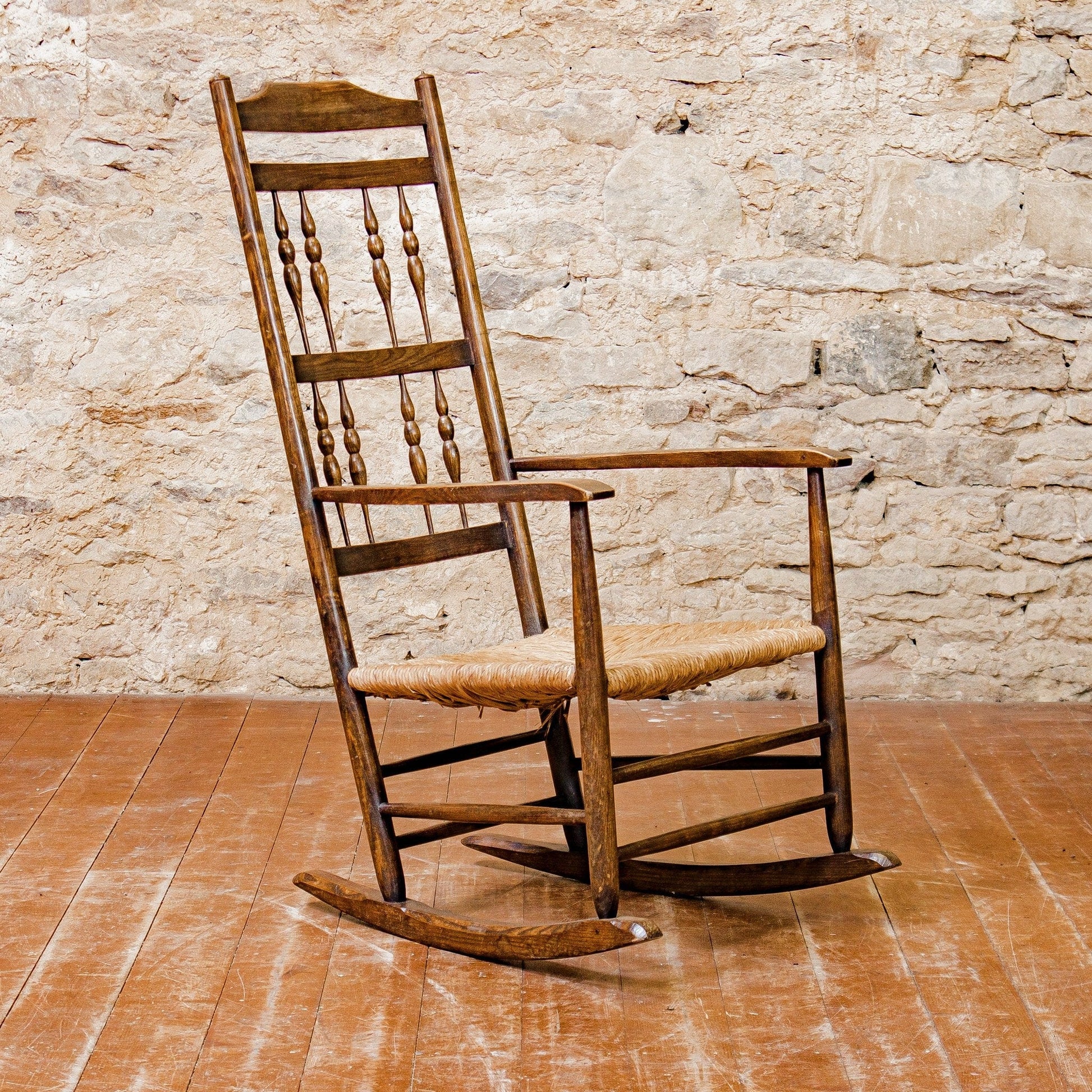 Neville Neal Arts & Crafts Cotswold School Gimson Design Ash Rocking Chair