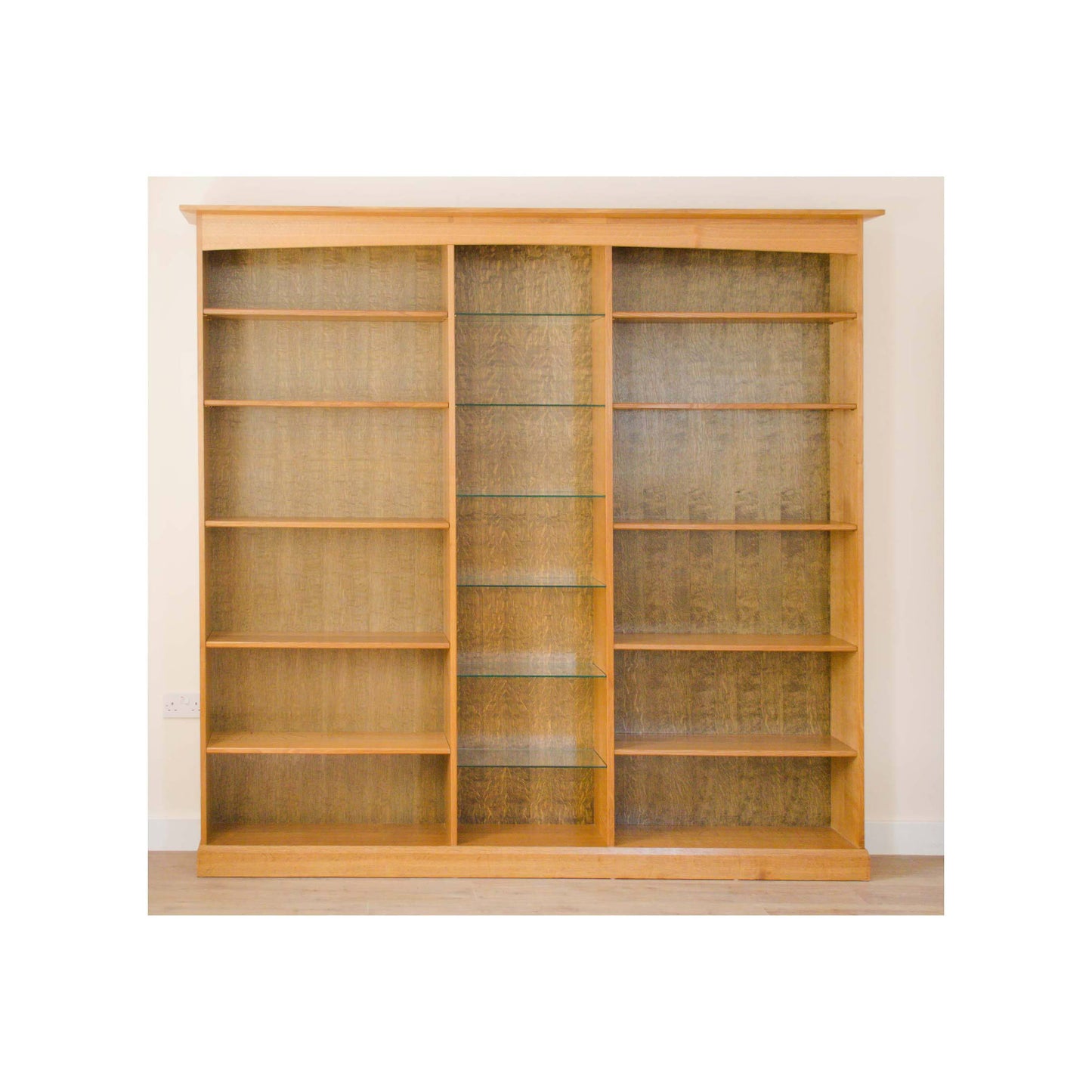 Peter Hall Peter Hall Arts and Crafts Handmade Contemporary Oak Bookcase